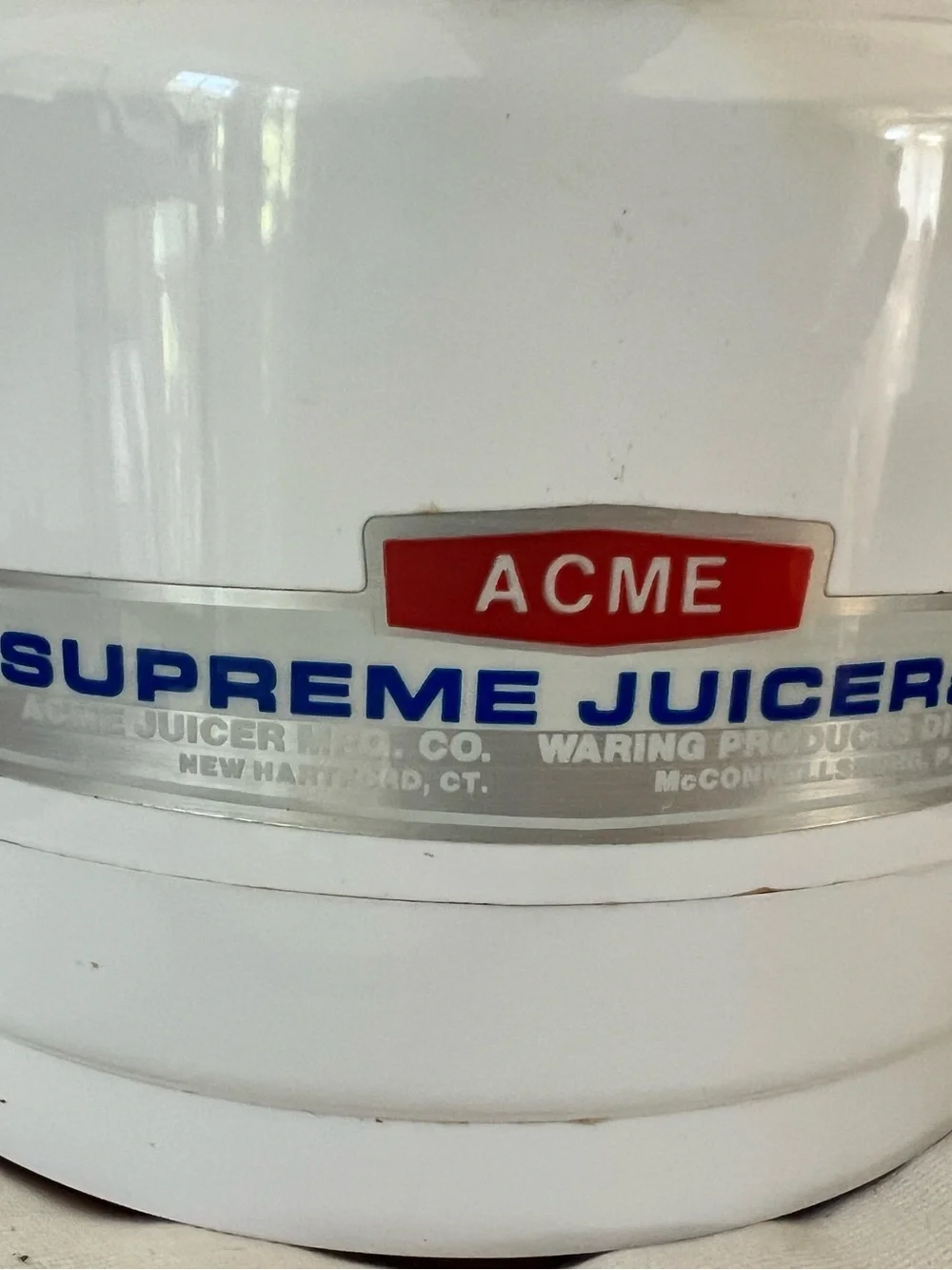 Vintage Workhorse Acme Supreme Juicerator model 6001 made in Hartfort CT
